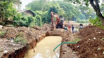 Work of diverting Comba sewage water to new line will be complete before June