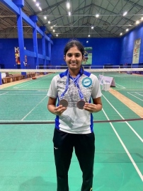 Shuttler Anura wins two silver, bronze