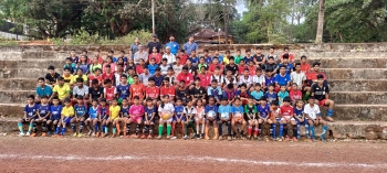 Football summer camp held at Siolim