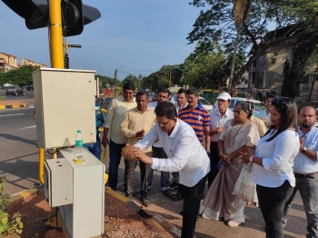 Bellem-Navelim junction gets traffic signals