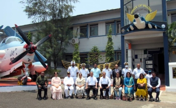 Parliamentary committee visits Goa naval area