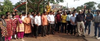 Bust of Shivaji not to be removed: Shiv Premi