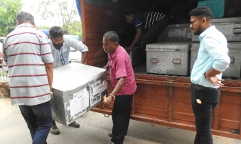 Process of storing EVMs kicks off