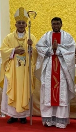 Archbishop ordains Carmelite Deacon