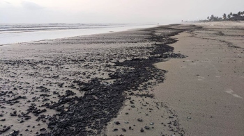 A day after, fresh deposits of tarballs surface at Benaulim