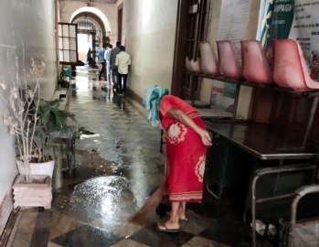 Under-renovation Mormugao council suffers brunt of rain