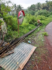 Tree fall leads to power outage in Curca