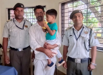 GHRDC security guards reunite child with family