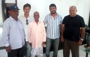 Octogenarian from Ajara visits ancestral village of Aldona