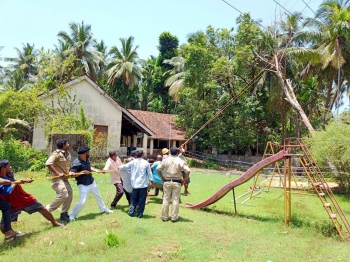 Tree finally removed at Galgibaga