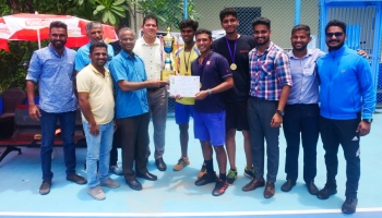 Dhempe College win inter-collegiate tennis championship
