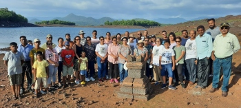 Chicalim Bio-Crusaders tour Usgalimol rock carvings site