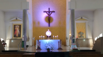 Pentecost night vigil at Carmelite Monastery