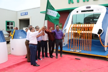 Local co flags off delivery of Vande Bharat trains nose