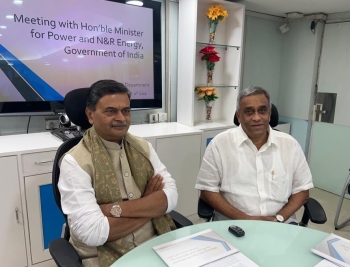 Sudin meets Union Min Singh on matters related to power sector