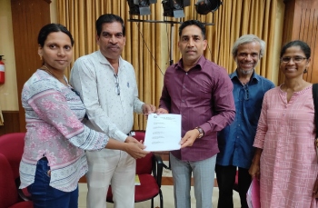 Now, Goyant Kollso Naka seeks Gaude’s intervention to stop track doubling work