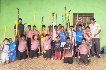Crowdfunded club revives hockey interest in Salcete villages
