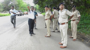 MLA, officials descend on NH66 to address issues plaguing accident-prone Dandeavaddo junction