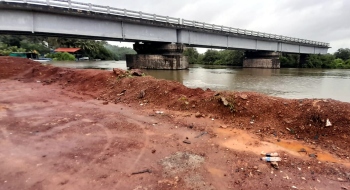 Toilet dismantled near Dongorim rivulet