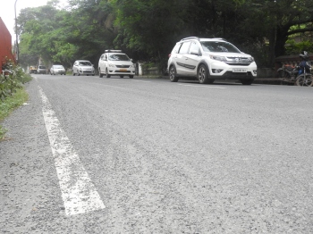 Margao road contractor asked to repair damaged portion