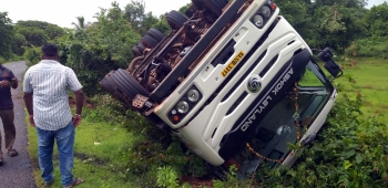 Another truck topples at Gulem