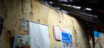 Roof of house that hosts anganwadi collapses at Khola