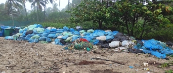 Concerns raised over non-clearance of waste from beach on daily basis