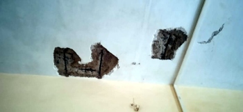 2 students hurt as pieces of ceiling collapse at Valpoi Govt HSS