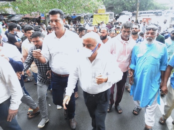 Youth murder: Ajgaonkar, protesters march to Margao PS, demand justice, stern punishment for accused