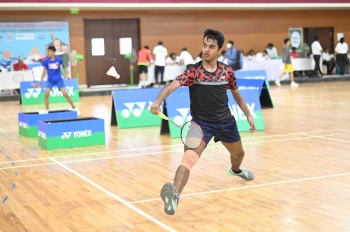 Tara, Rutvi, Abhishek, Himanish progress at All India Junior Badminton Ranking tournament