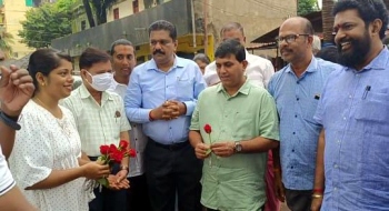 Plan to have good footpaths across Vasco, says MLA
