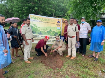Tree plantation drive held in Chandor