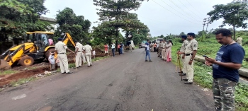 Work on St Cruz MRF begins with heavy police protection