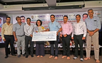 Goan athletes awarded on National Sports Day