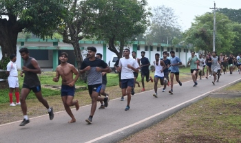 Agniveer aspirants partake in recruitment rally at Dicarpale