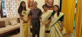 Celebrating Onam, in a home away from home