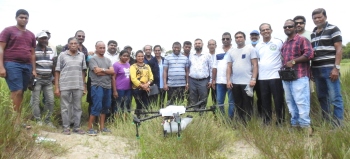Boost paddy cultivation: Varca farmers evince keen interest in drone technology