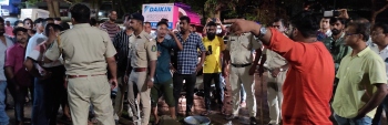 Tension at Pajifond over removal of Shivaji flag