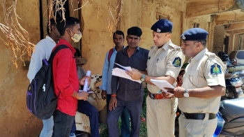Vasco police teams hold tenant verification drive