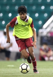 Justin looks to step up with Qatar U17 team