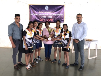 Govt College Khandola win tennikoit title