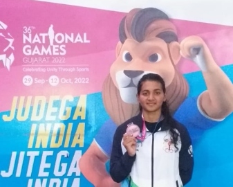 Goan swimmer Shrungi clinches bronze at National Games