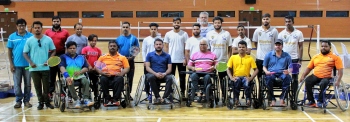 Alex, Stany emerge winners at 1st para badminton tournament