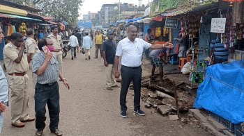 Mormugao civic body carries out surprise anti-encroachment drive