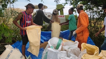 Joy and anxiety on faces of Rawanfond farmers as fields yield bumper harvest