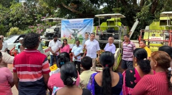 Porvorim MLA hands over 5 harvester machines in Guirim