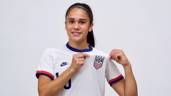 Want to use this platform to inspire younger girls to take up soccer: Mia