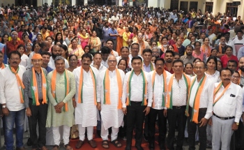 Former Margao Cong chief joins BJP with over 2,500 supporters