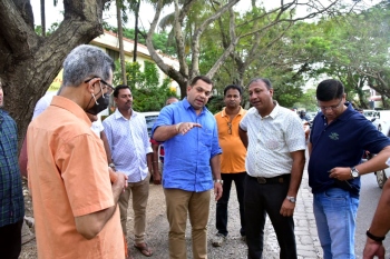 Khaunte assures accident-prone road to be repaired in Porvorim