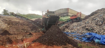 Sonsodo dump remediation resumes on low scale